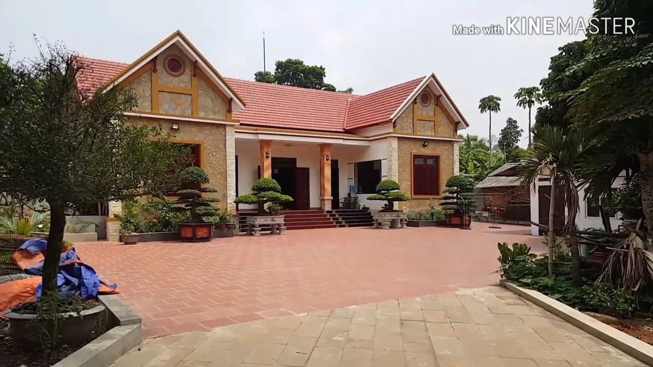 Mẫu nhà 5 gian hiện đại Mau Nha 5 Gian Hien Dai Thiet Ke Chu U Dep 01