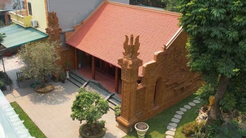 Chuyên thiết kế & thi công nhà gỗ kẻ truyền 3 gian, 5 gian Bắc Bộ. Mẫu Nhà Gỗ 3 Gian